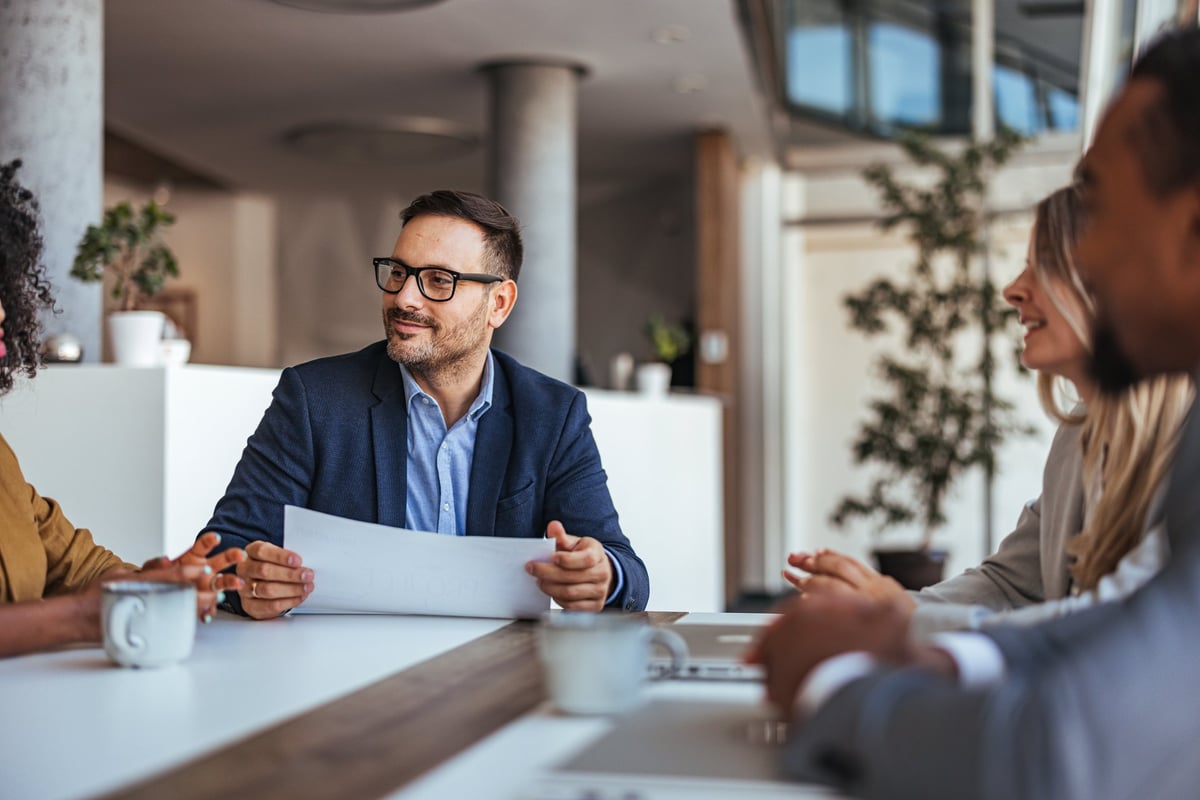 Professional business collaboration